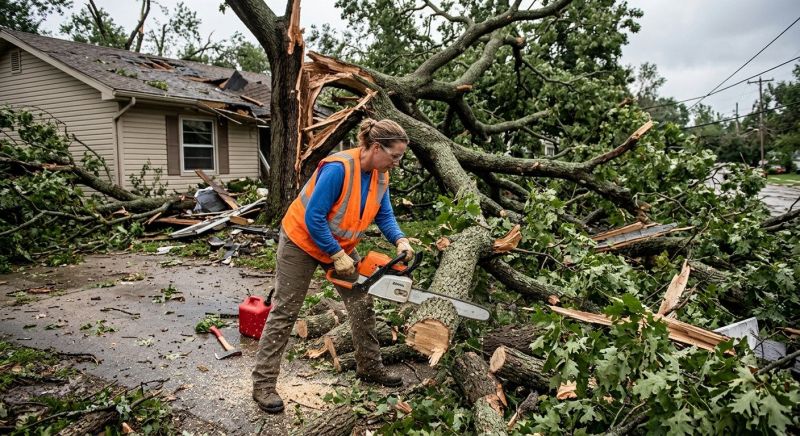 Storm Damage Cleanup in Gilbert, AZ