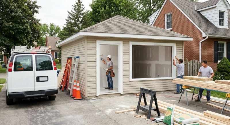 Attached Garage Renovation in Conroe, TX