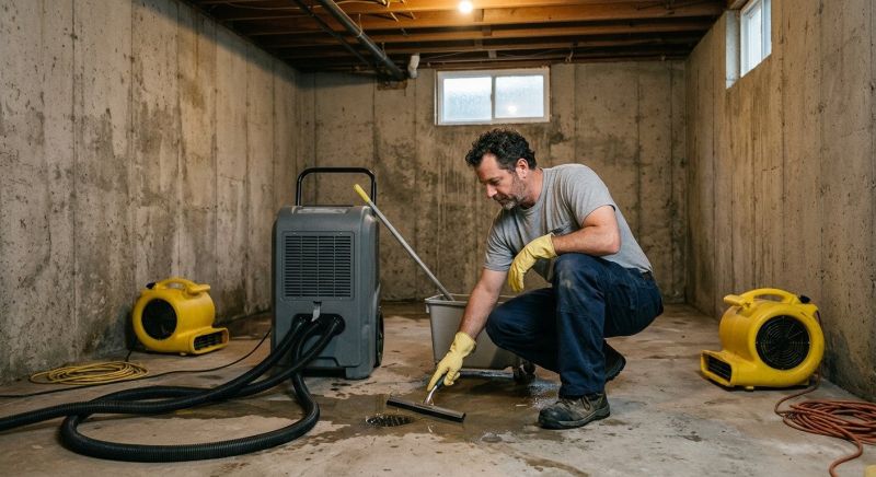 Basement Drying in Scottsdale, AZ