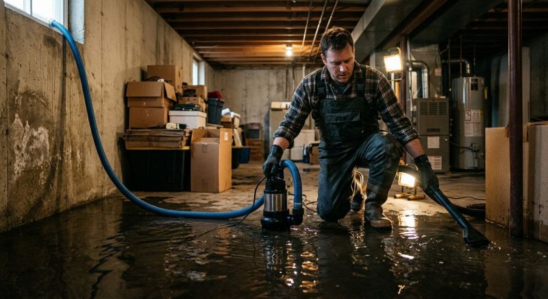 Basement Water Extraction in Gilbert, AZ