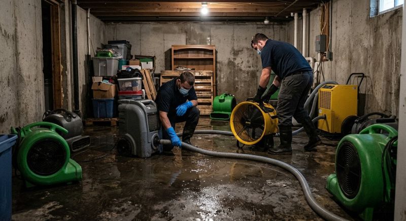 Basement Water Extraction in Gilbert, AZ