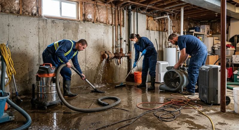 Basement Water Extraction in Gilbert, AZ