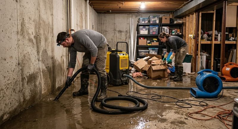 Basement Water Extraction in Mesa, AZ