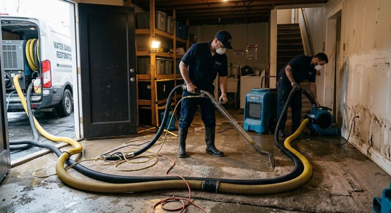 Basement Water Extraction in Scottsdale, AZ
