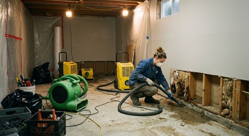 Basement Water Mitigation in Phoenix, AZ