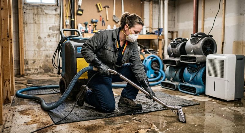 Basement Water Mitigation in Scottsdale, AZ