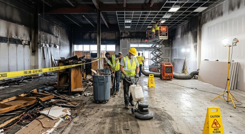 Commercial Fire Damage Repair in Santa Rosa, CA