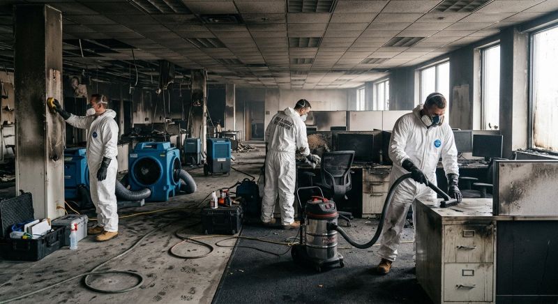 Commercial Fire Restoration in Phoenix, AZ