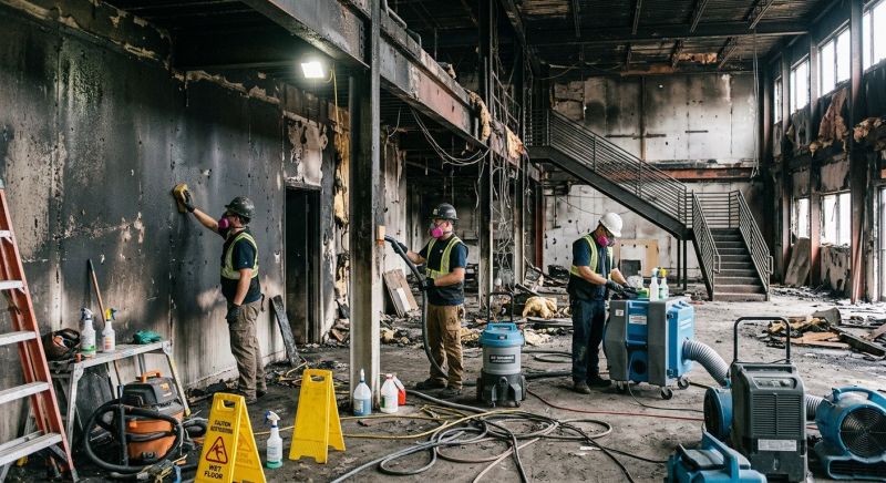 Commercial Fire Restoration in Marin County, CA