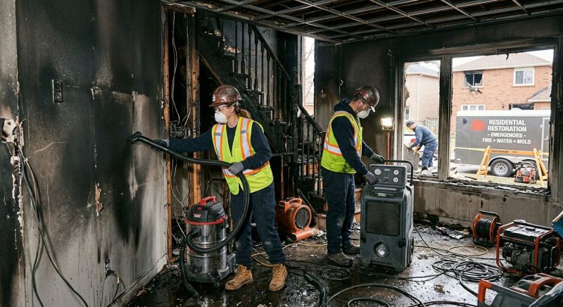 Residential Fire Restoration in Mesa, AZ