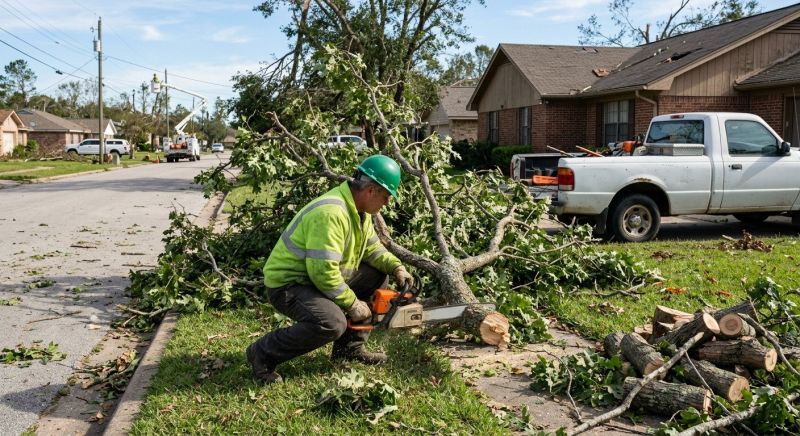 Storm Damage Cleanup in Gilbert, AZ